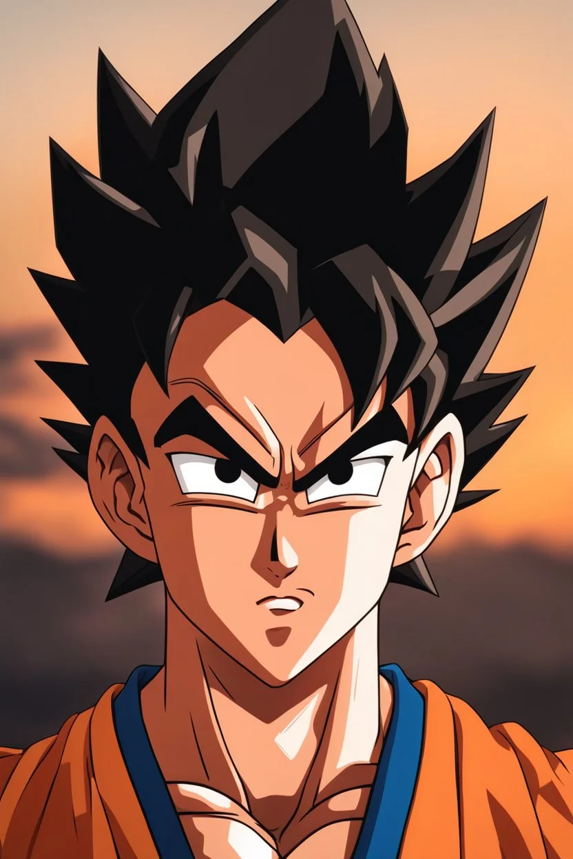 Goku, but he is tan skinned