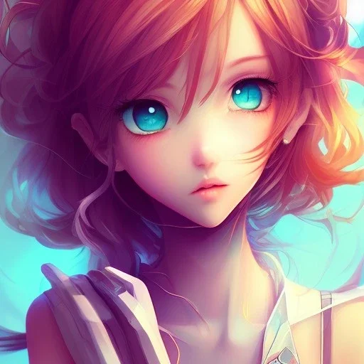 beautiful anime girl