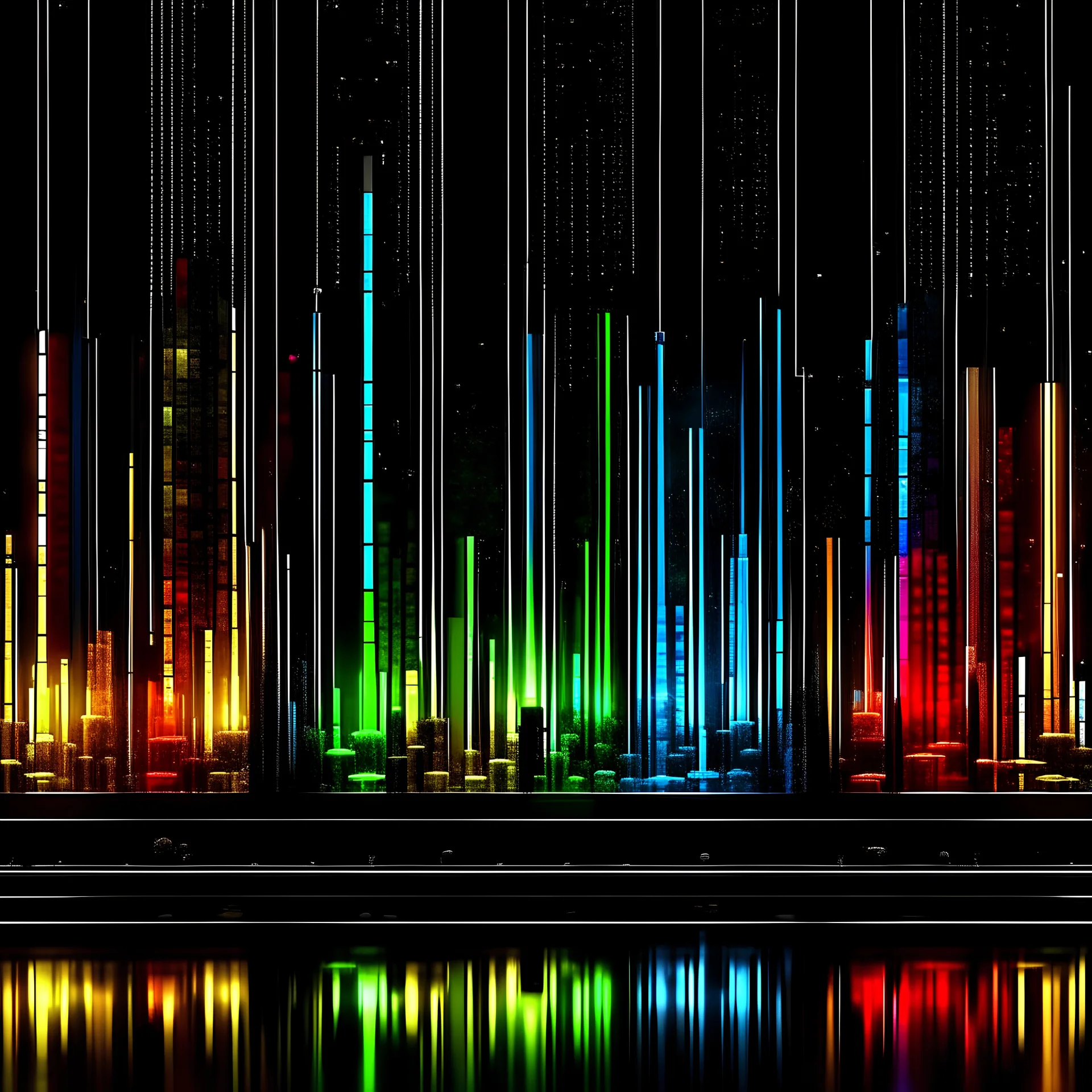 cities growing out of a laboratory test tube vibrant dark imposing colors, detailed textures, cinematic lighting, digital painting, futuristic, sci-fi, concept art, artist inspiration from CEO Doji. HD resolution
