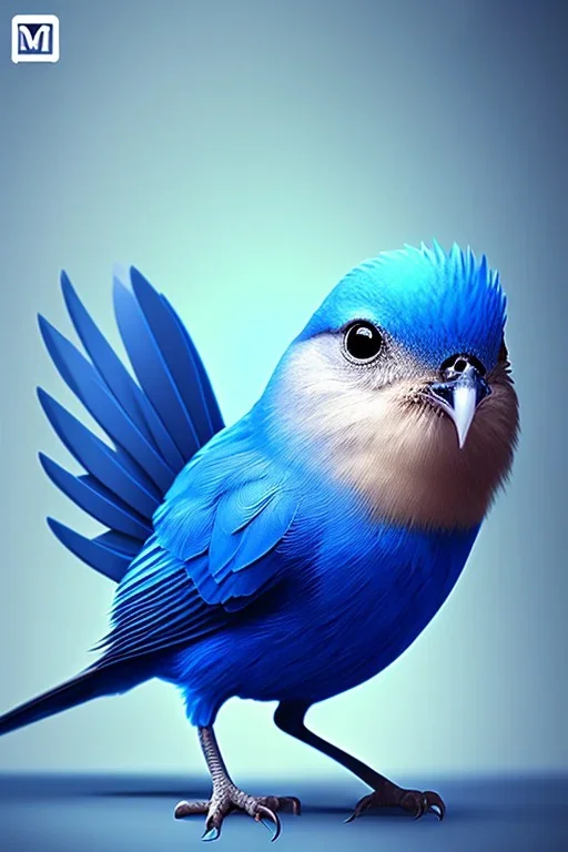 twitter one blue bird