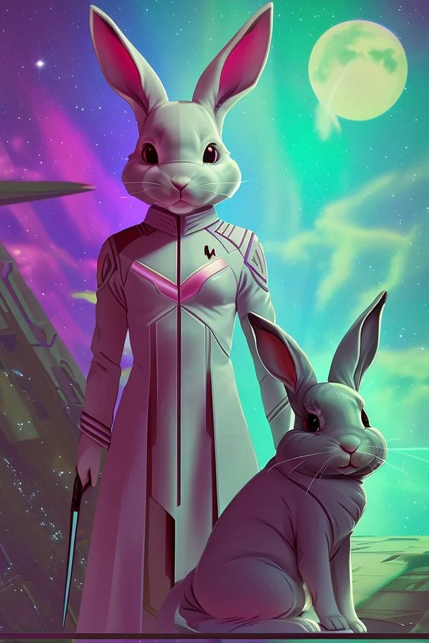 [vaporvwave] "So, what's next? More Improbability? Or will we just suddenly poof into bunnies?" "I would prefer not be a bunny, either." "I doubt we will be bunnies." - La'an, M'Benga, and Spock