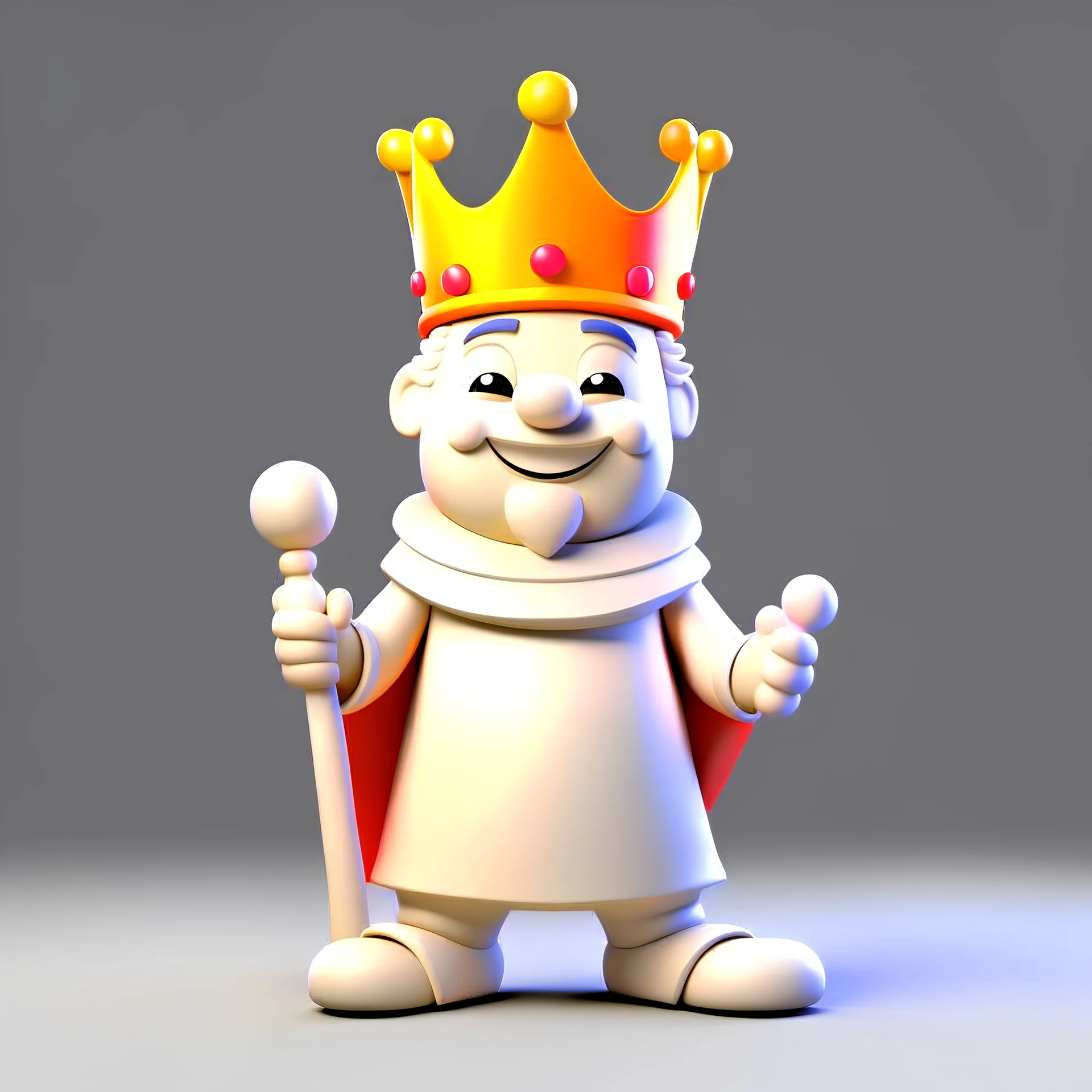 King cheerful 3D