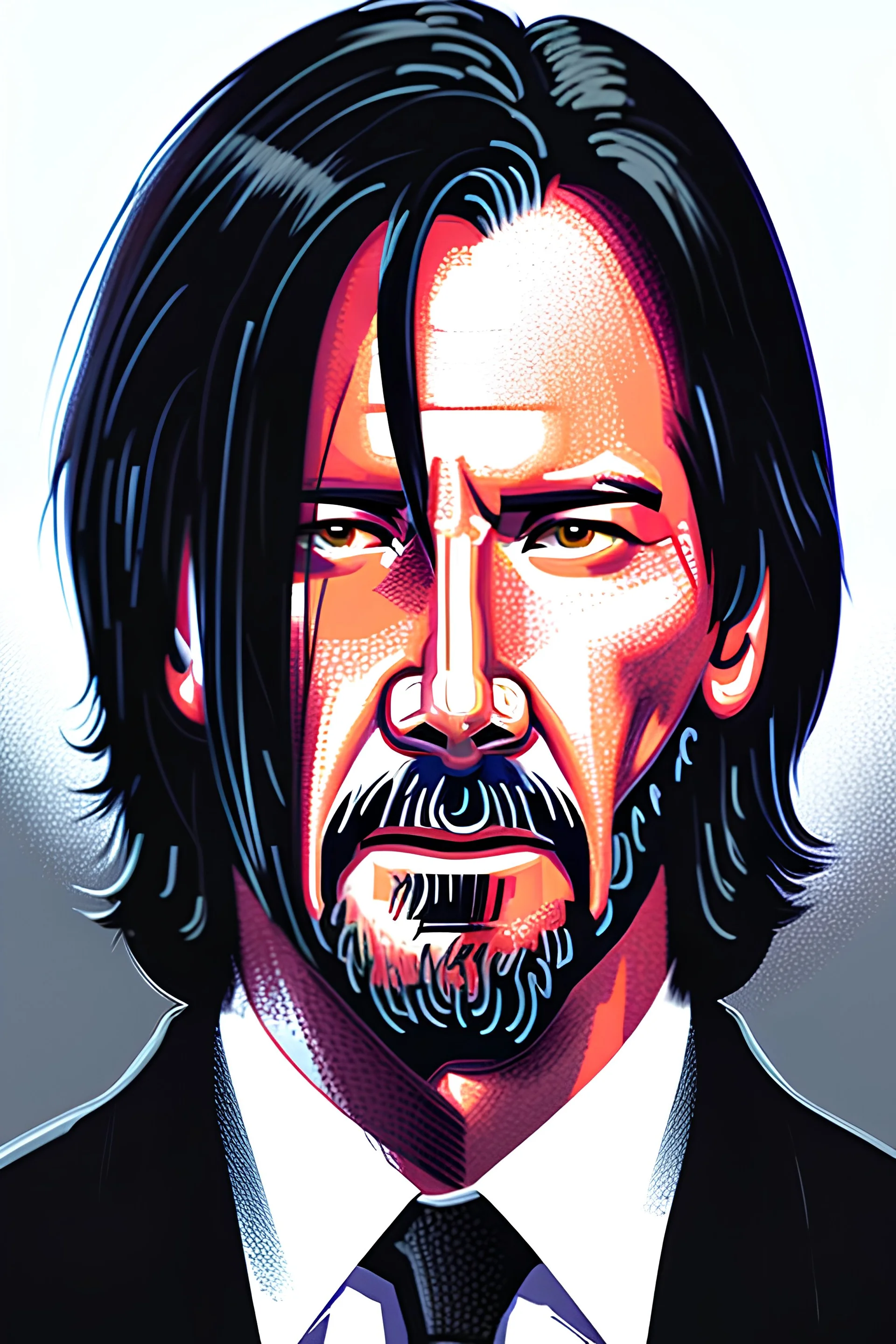 fantasy Portrait of John Wick