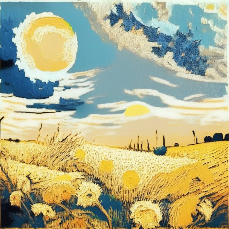 wane of summer van gogh style