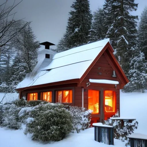 Cozy winterhouse