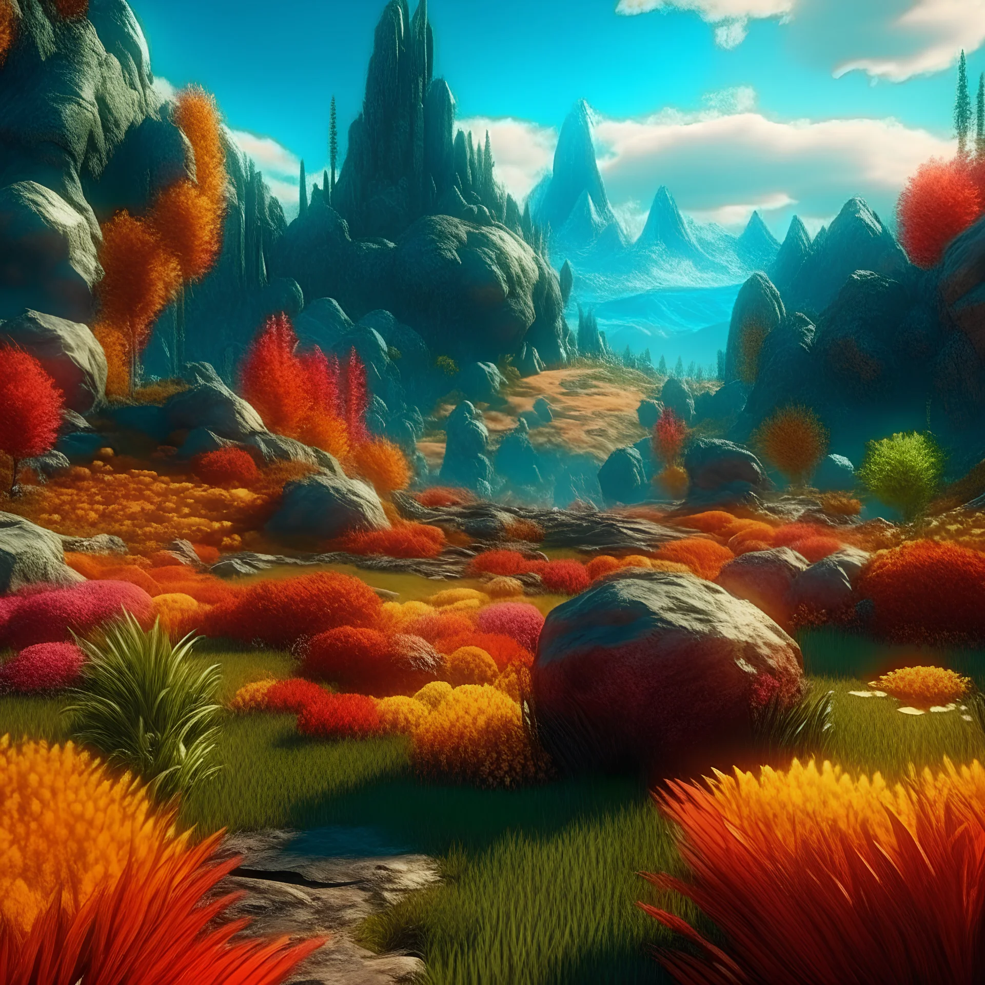 ultra hd, realistic fantasy landscape, vivid colors, highly detailed, perfect composition, beautiful detailed intricate insanely detailed octane render trending on artstation, 8k artistic photography, photorealistic concept art, soft natural volumetric cinematic perfect light, ultra hd, realistic, vivid colors, highly detailed, perfect composition, beautiful detailed intricate insanely detailed octane render trending on artstation,