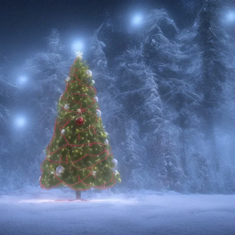 christmas tree made out of frosting, 4k, 8k, highly detailed, cinematic, ultra photorealistic, ultra realistic, volumetric lighting