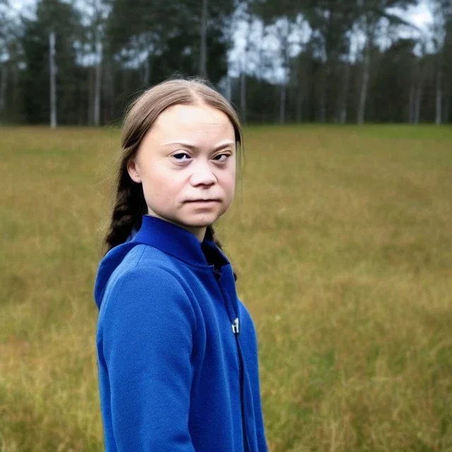 portrait of Greta Thunberg nft