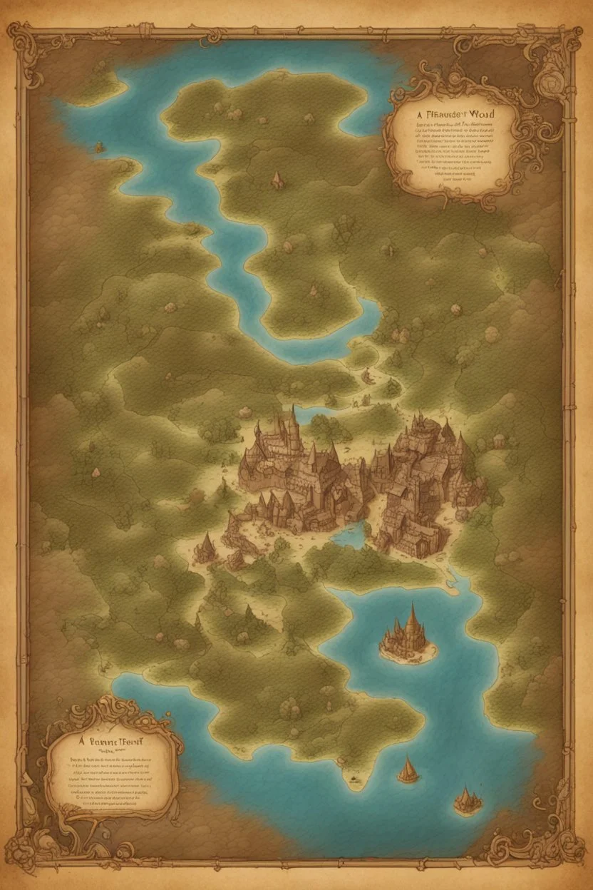 a map of a fantasy world