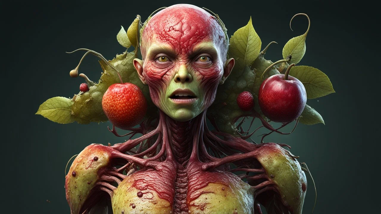 an extremely fertile, parasite-ridden woman. fruit, fertile brood 8k deformed human form, conspicuous, artful, digital art trending on artstation 8k high resolution