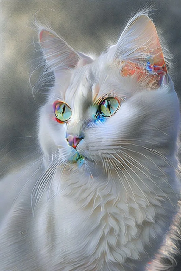 white cat