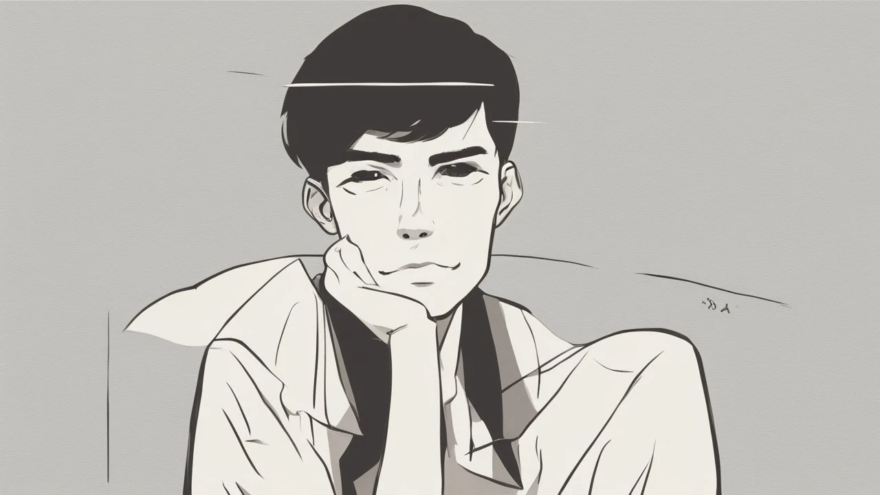 شخص جسمه عادي ووجه طولي