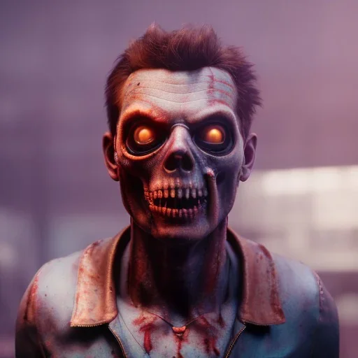 Zombie unreal 5, octane render, cinema4d, redshift render, hyper realistic, cenematic, vibrancy, synthwave, retouch, centered, dynamic lighting, dramatic lighting, 4k, highly detailed, attractive beautiful, realistic, epic composition, holographic,