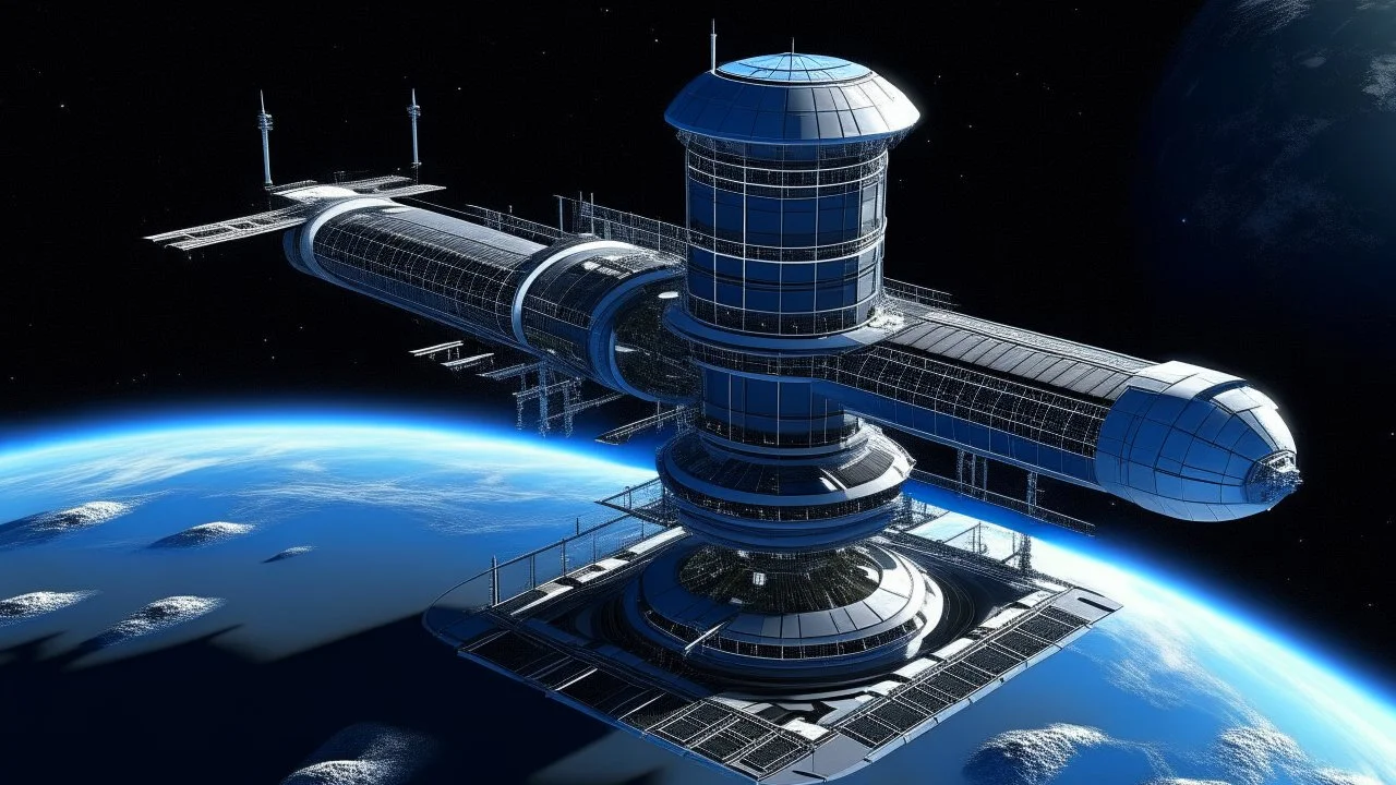 earth space landing station