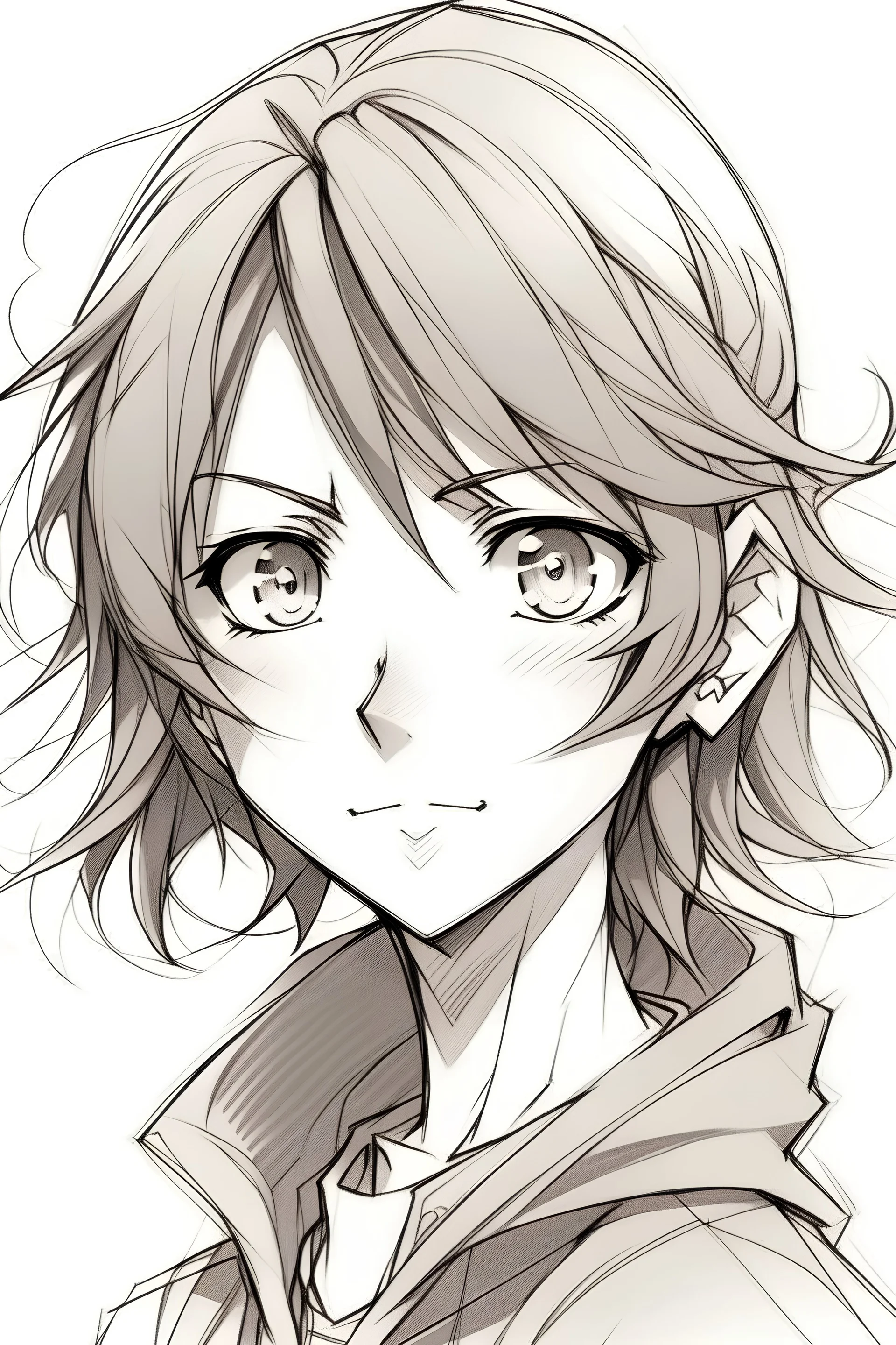 Anime character drawings