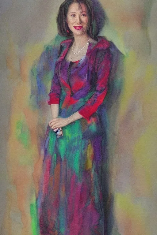 Portrait lady, full body shot, full-color medium shot LitKid