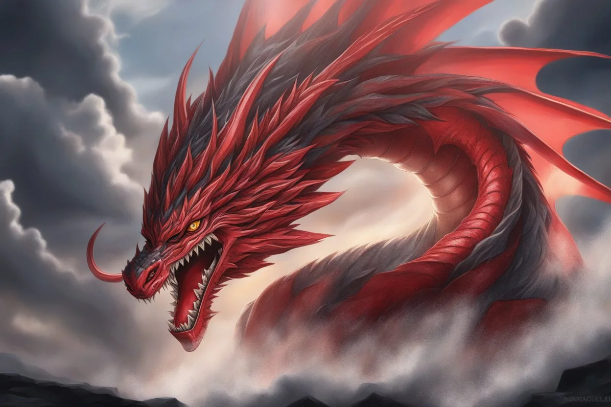 slifer in 8k animation realistic drawing, around the world, intricate details, highly detailed, high details, detailed portrait, masterpiece,ultra detailed, ultra quality