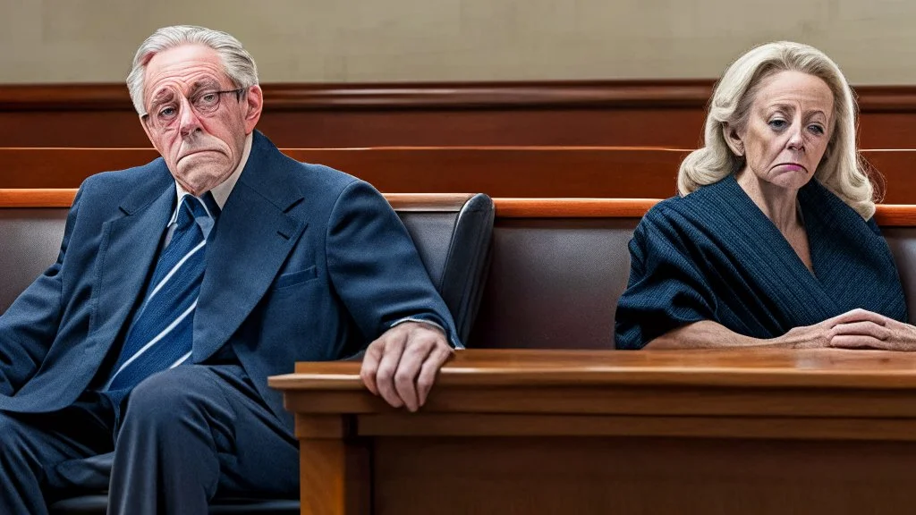 judge alex sits far from wife on broken couch