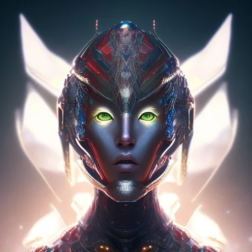 snake warrior Galaxy robotic bloody 3d theeth body details 16k body dark horn metal silver hybrid Gold Reckt Powerful diamond portrait eyes glow render details bones