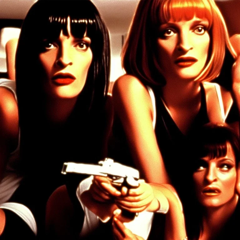 Pulp Fiction movie, scene, mia, uma thurman