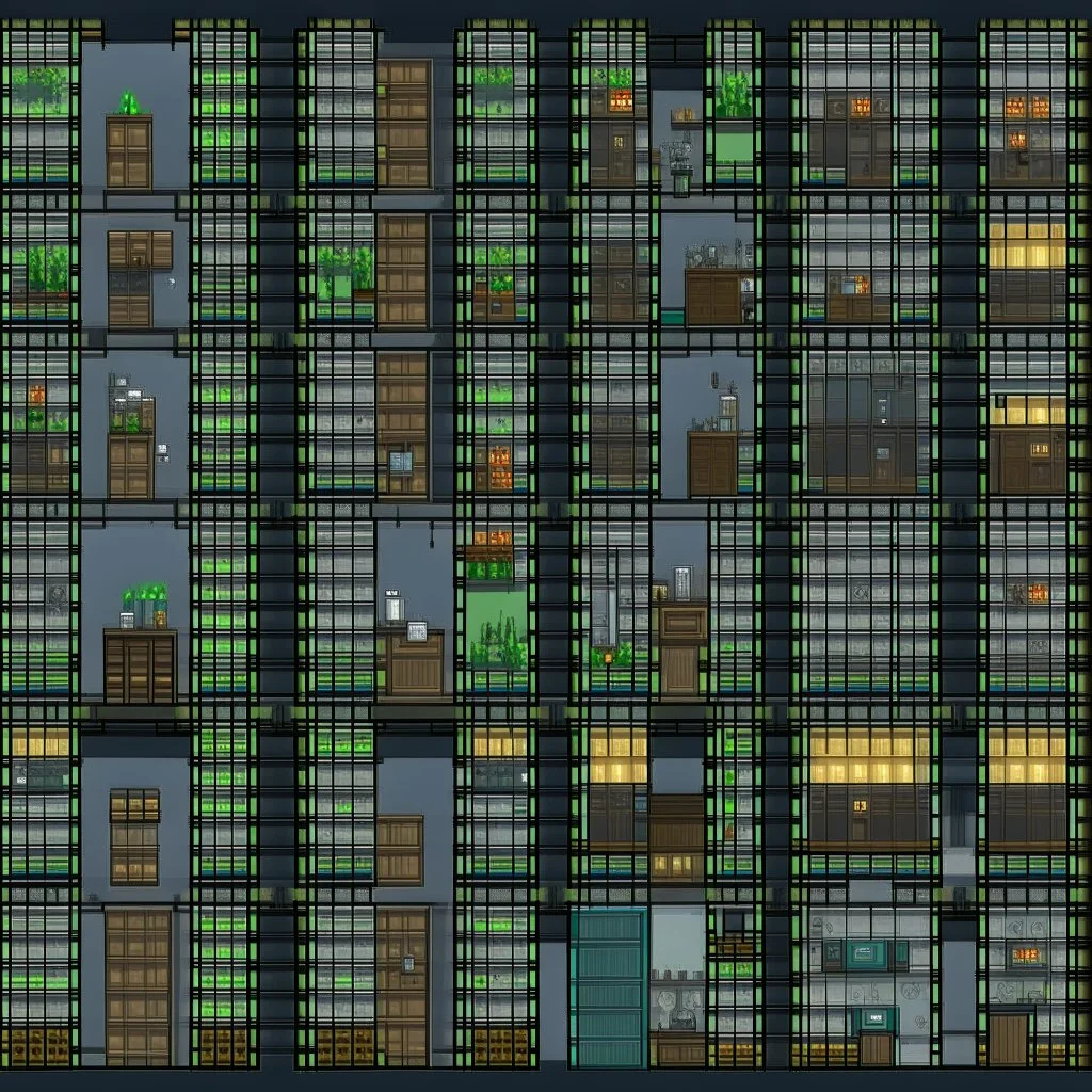 sprite sheet walls, rimworld style