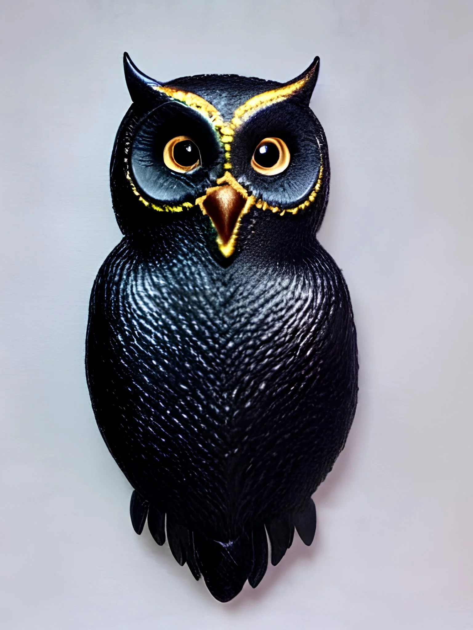 Legends of the guardians of gahoole black owl realistic