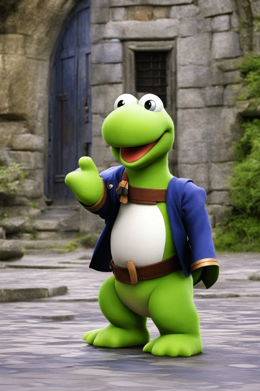 Yoshi, the Adventures of Yoshi R: Doctor Who and the Time Warrior Publcity Stills