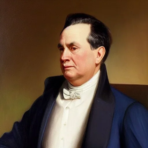 Presidential Portrait of a Cow, Suit and Tie