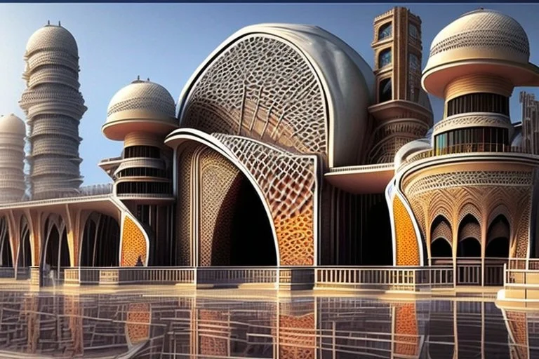 Worlds best building design for a an railway station. Unique and brilliant architectural design similar to Taj mahal.