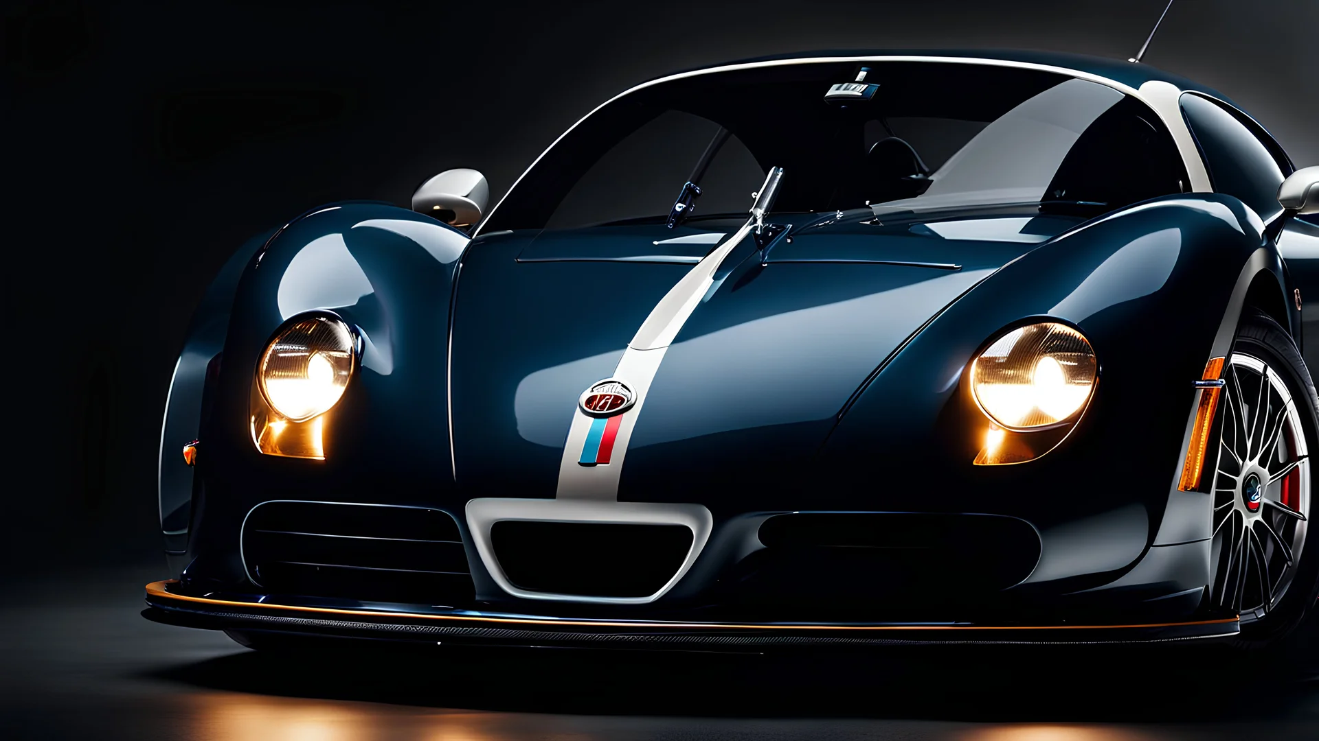 Bugatti X Porsche 812, desktop wallpaper, 4K, Cinematic