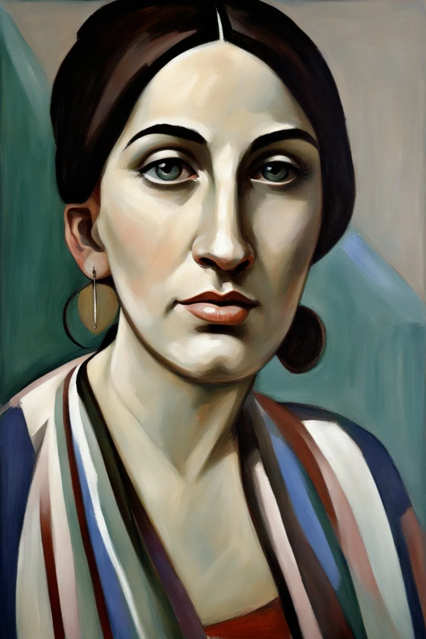 a portrait of a woman by artist "Amedeo Bocchi"