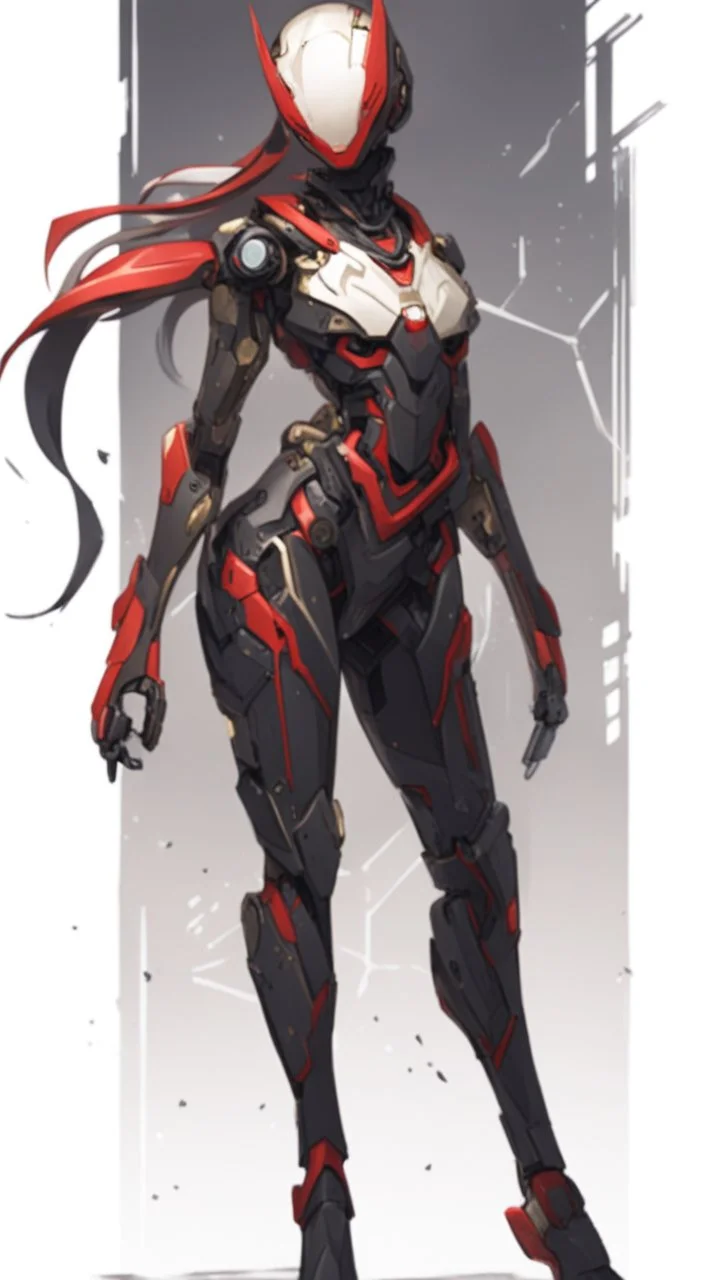 a beautiful robot gold. gun arm