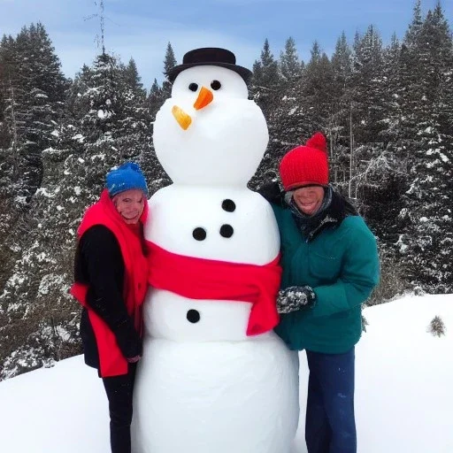 the biggest snowman in the world