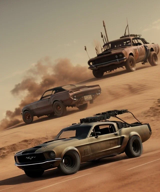 Mad max car. Ford Mustang.