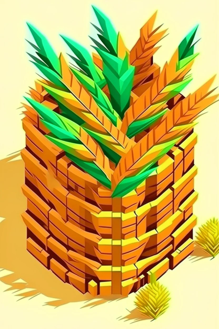 wheat sheaf vector isometric