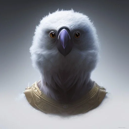 "twitter, mysterious Kenku male, bird, full-scale head and shoulders portrait, 8k resolution concept art portrait by Greg Rutkowski, Artgerm, WLOP, Alphonse Mucha dynamic lighting hyperdetailed intricately detailed Splash art trending on Artstation triadic colors Unreal Engine 5 volumetric lighting Splash art fantasy"