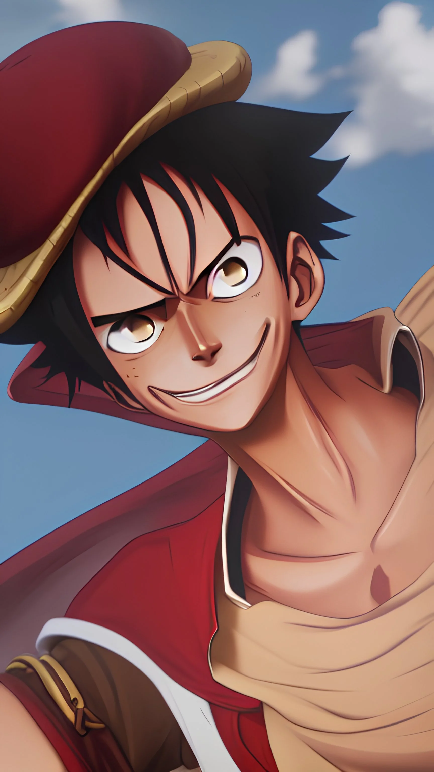 Luffy from One Piece anime fulfills his dream and becomes a pirate wi-fi