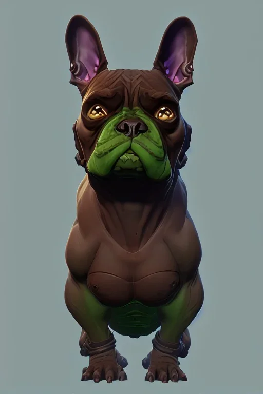 alien french bulldog musculature hulk body HD strong french bulldog hulk marvels Warcraft