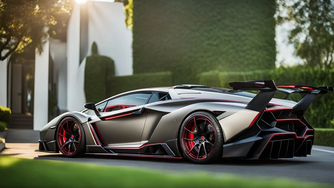 cullinan MANSORY Fused with Lamborghini Veneno, Super Detailed, desktop wallpaper, 4K