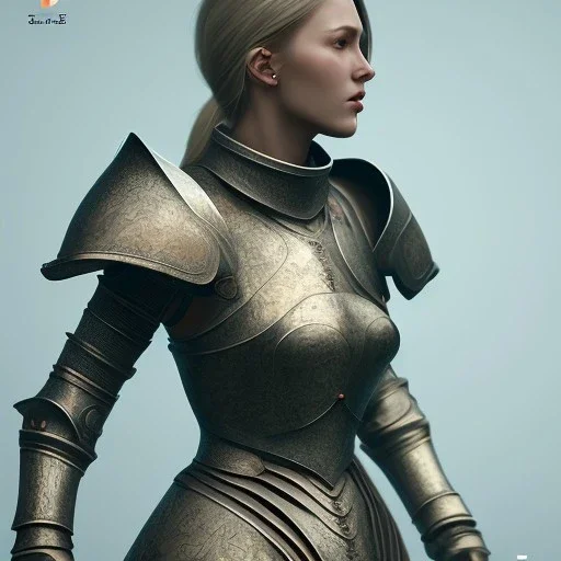 Female Knight, realistic, unreal engine 5, hd, photorealistic