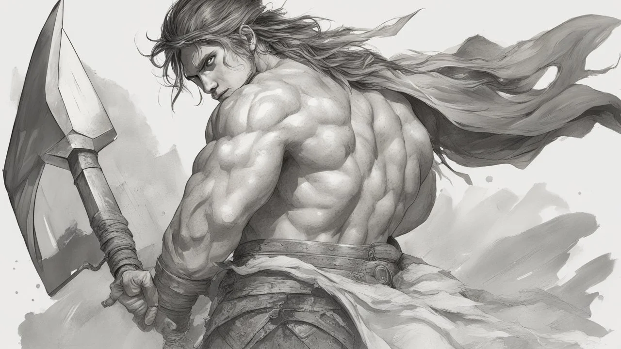 محارب لديه كاريزما وشكله مهيب