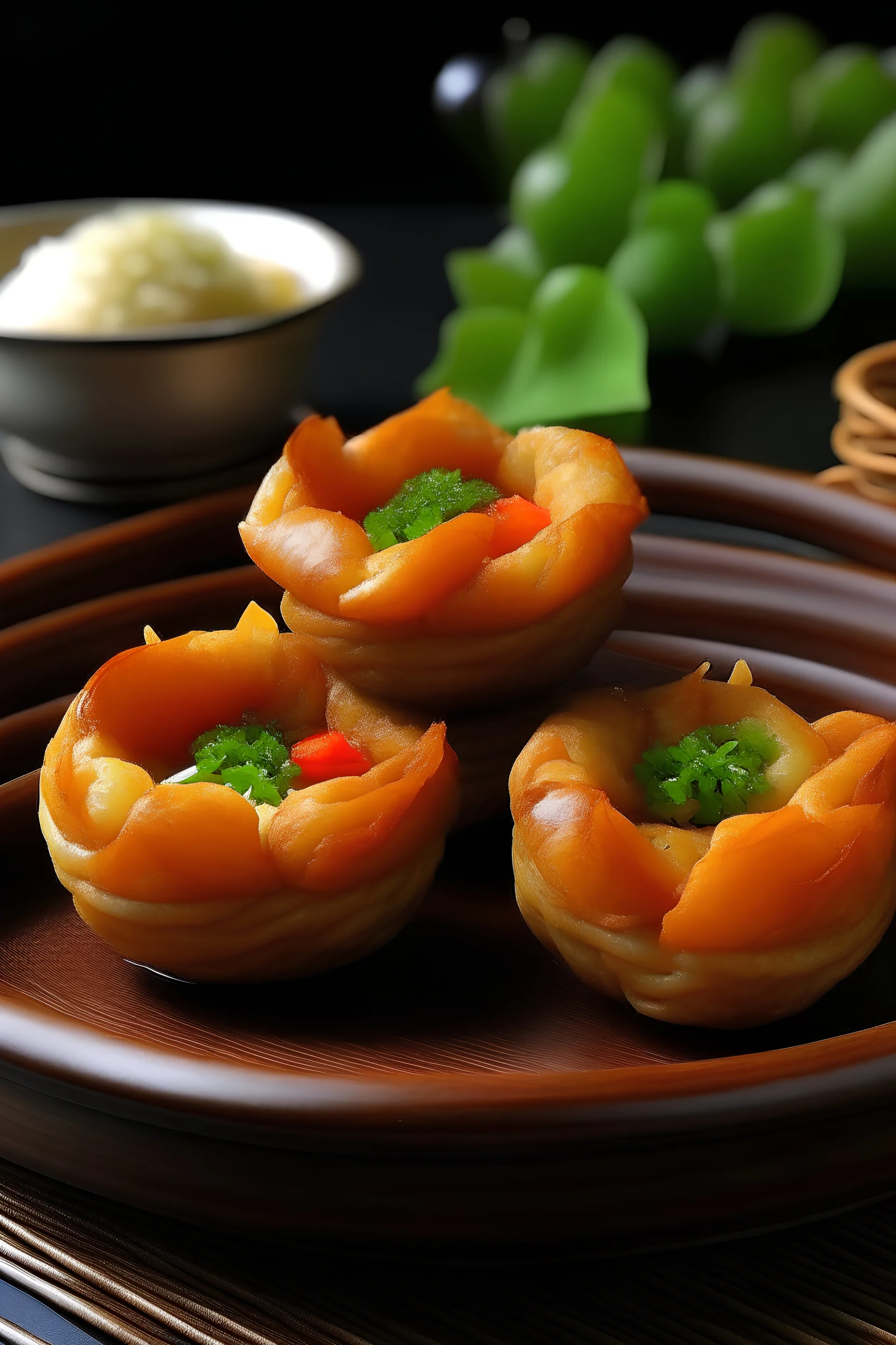 chinese 1 deep-fried round dough amuse bouche