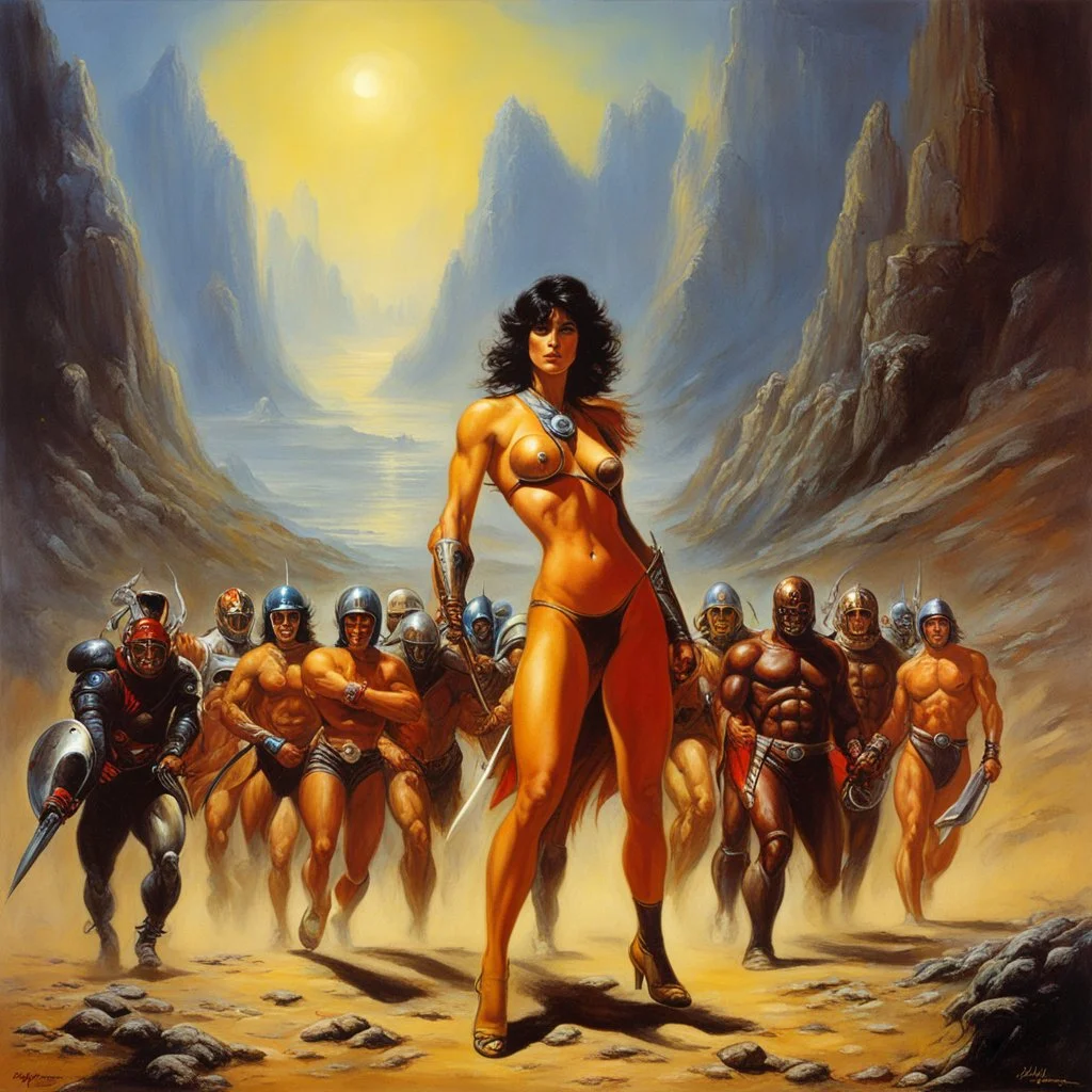 Team Human by Boris Vallejo