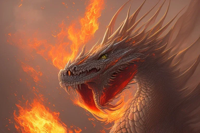 Firespitting dragon