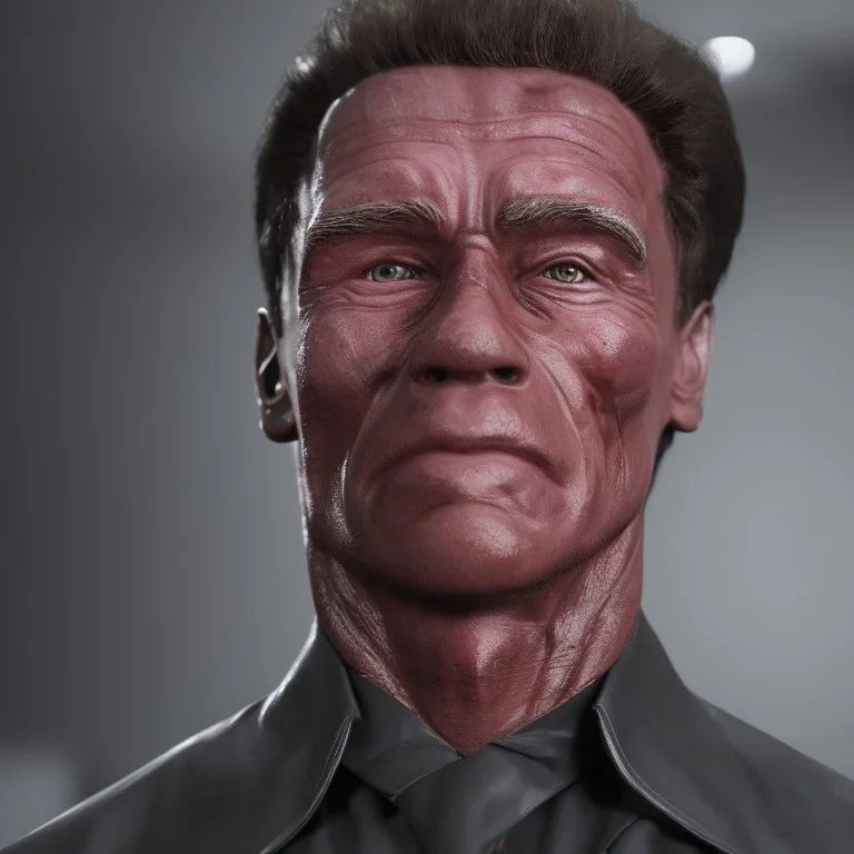 Arnold Schwarzenegger as the terminator