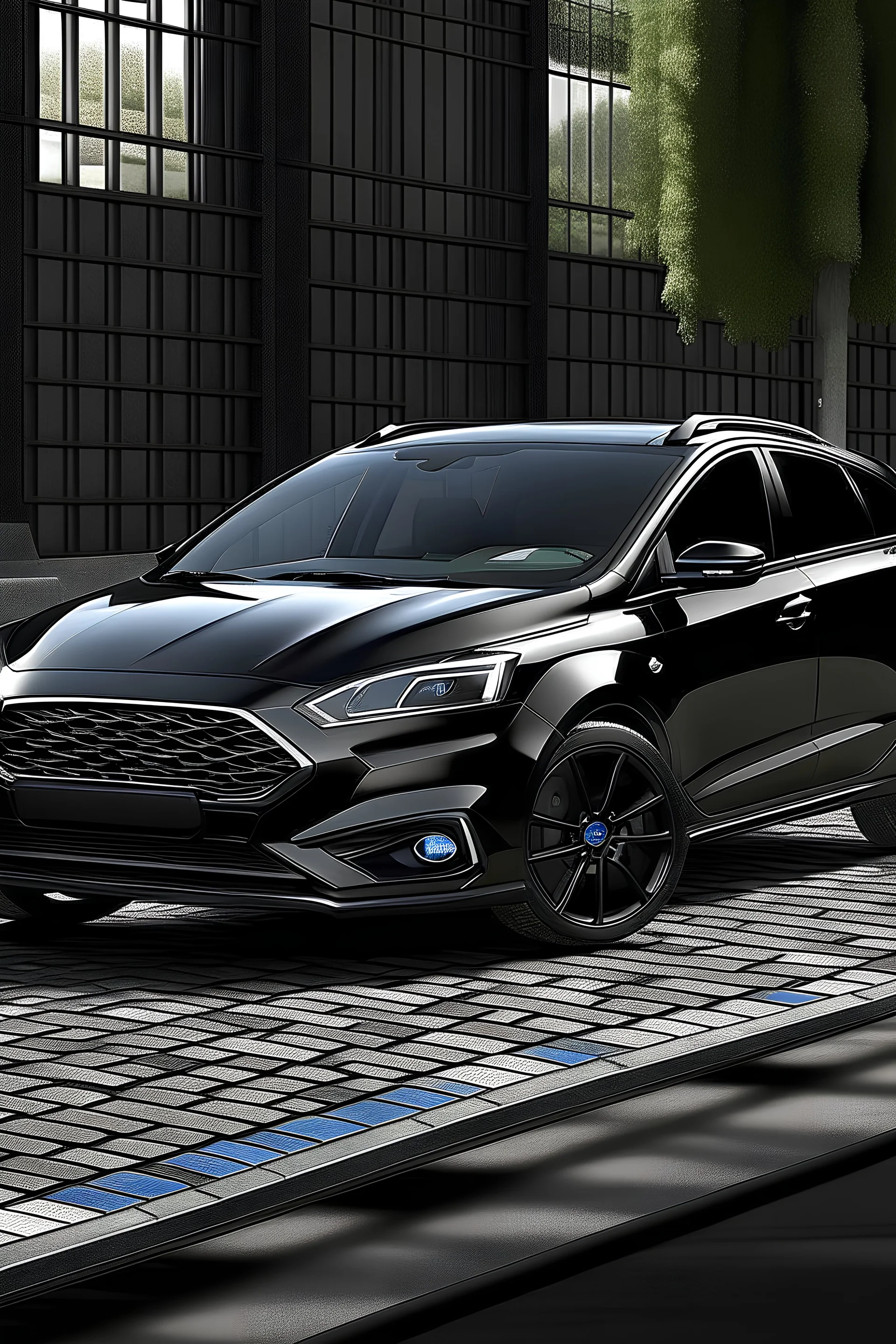 Ford Focus Kombi schwarz