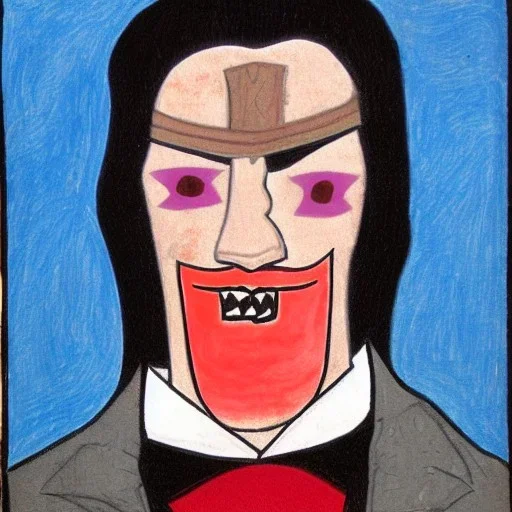 Dracula by outsider artist