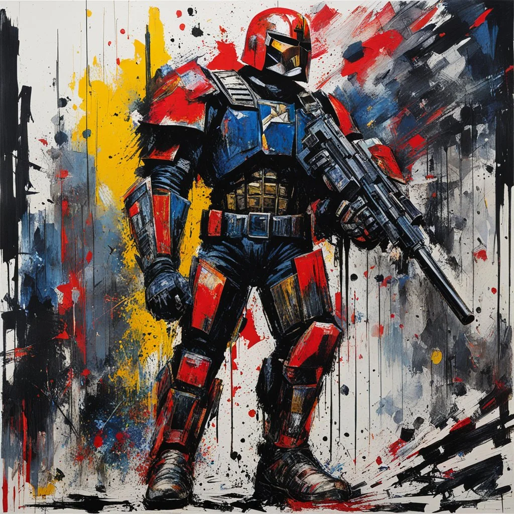 [Jean-Paul Riopelle] judge Dredd is a super hero