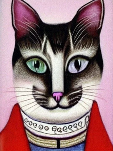 Portrait of a cat by kahlo