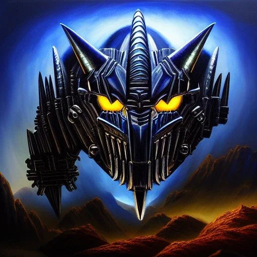 ultra detailed fullbody Portrait in oil on canvas of RAVAGE decepticons ,extremely detailed digital painting, extremely detailed face,crystal clear Big Glowing eyes, mystical colors , perfectly centered image, perfect composition, rim light, beautiful lighting, 8k, stunning scene,extremely sharp detail, finely tuned detail, ultra high definition raytracing, in the style of robert e howard and pablo oliveira and Ken Kelley and Ohrai Noriyoshi and Simon Bisley and tom